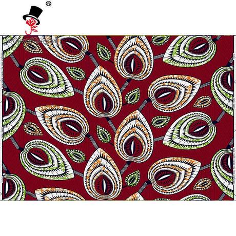 Cotton African Wax Print Fabric for Export Apparel