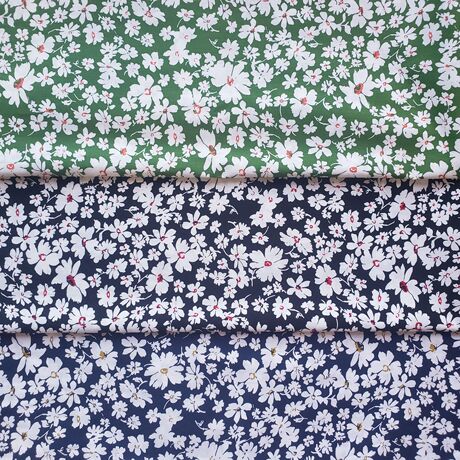 Cotton Poplin Print Fabric for Spring and Summer Dresses