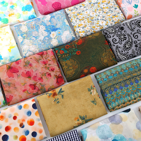 Rayon Floral Print Fabric for Adult Dresses